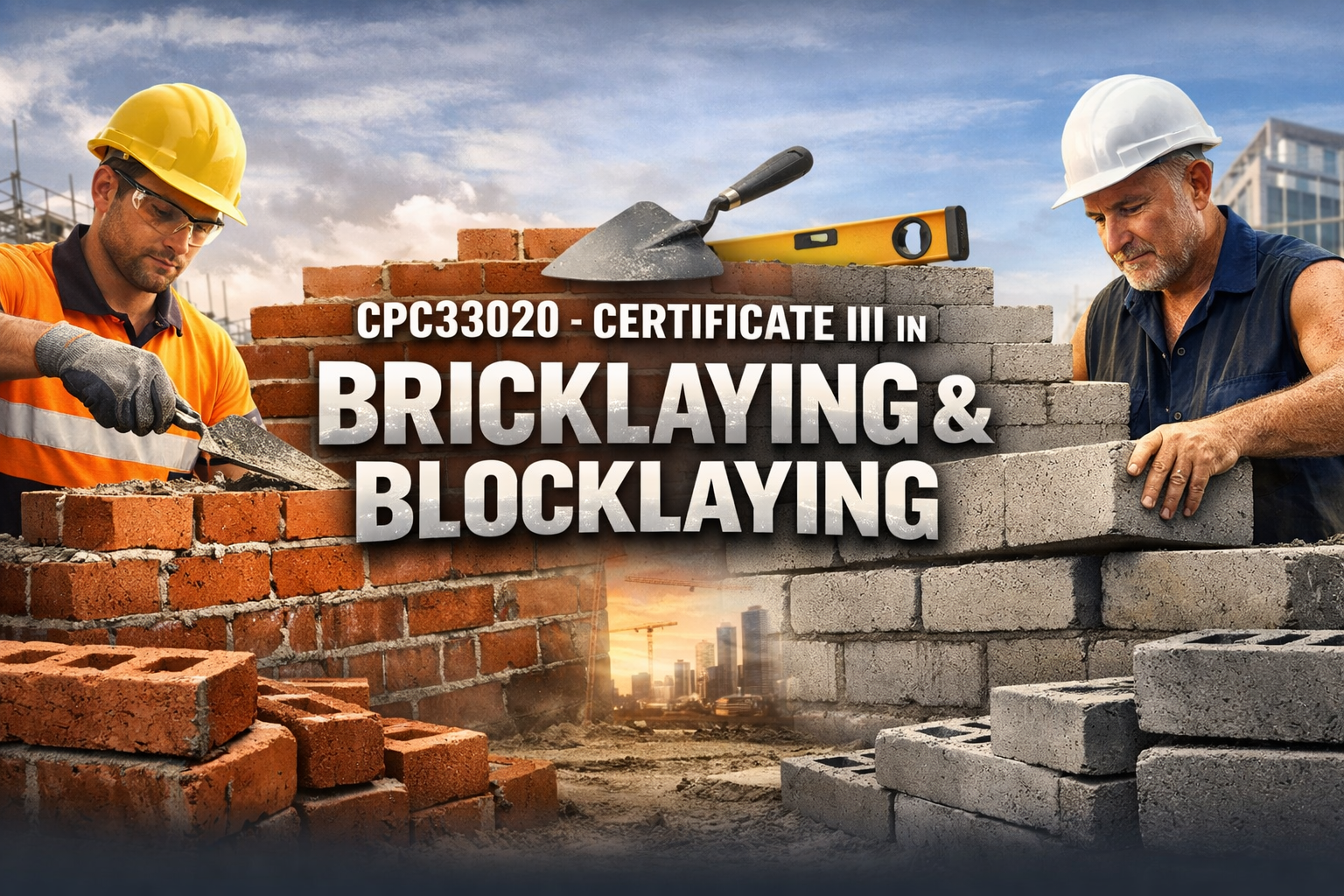CPC33020 - Certificate III in Bricklaying & Blocklaying